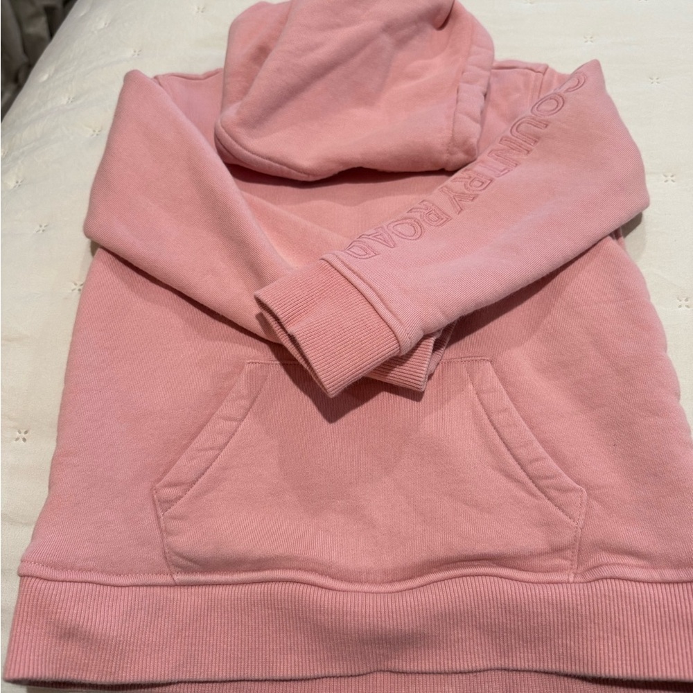 Country Road Australia Girl’s Pink Cotton Fleece Hoodie Size 4T